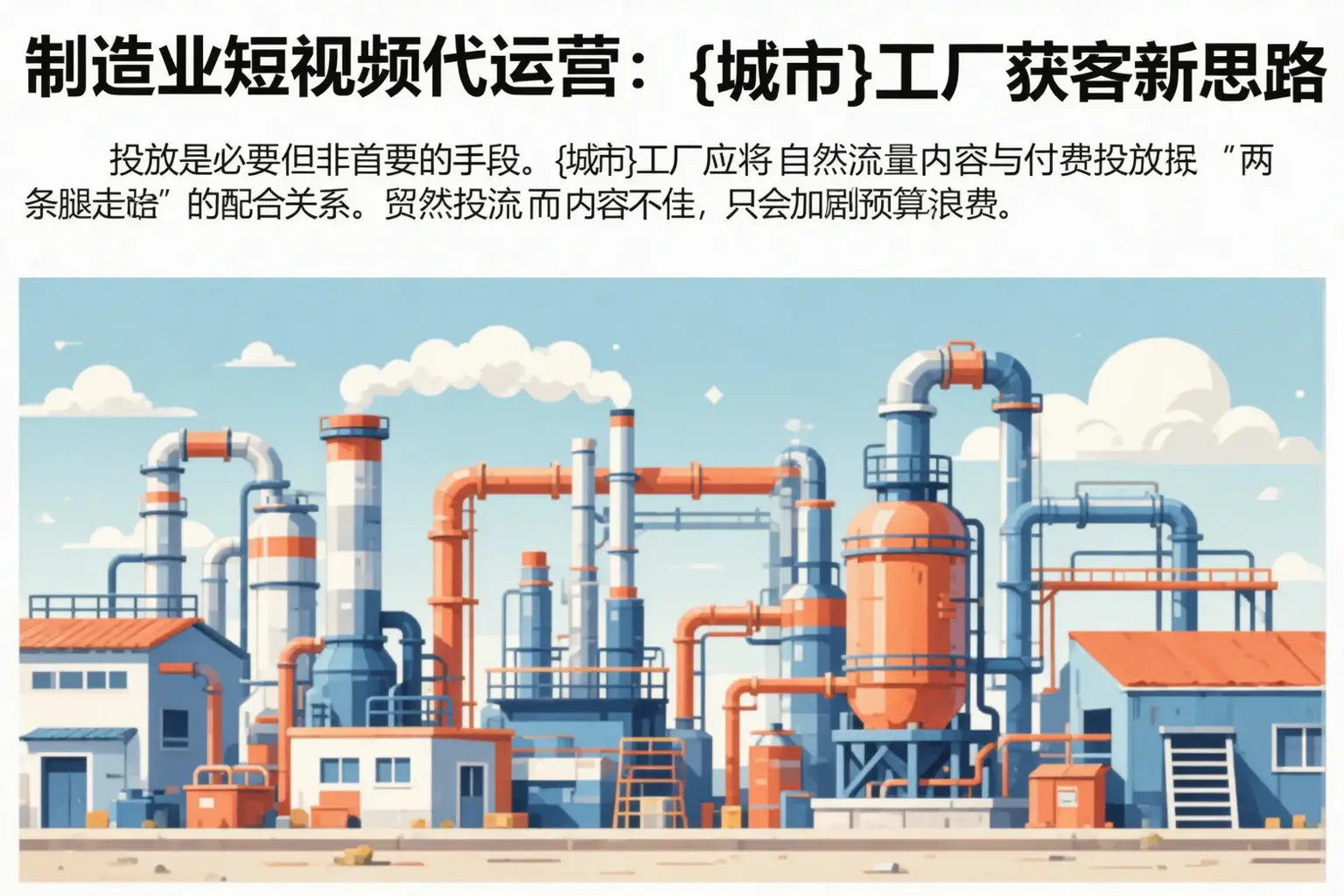 制造业短视频代运营：翔安工厂获客新思路
